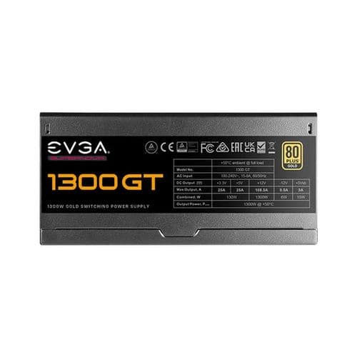 EVGA SuperNova 1300 GT 80+ Gold Fully Modular Power Supply (1300 W)