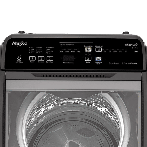 Whirlpool 7.5 kg 5 Star Fully Automatic Top Load Washing Machine (Whitemagic Elite, 31370, Lint Filter, Grey)