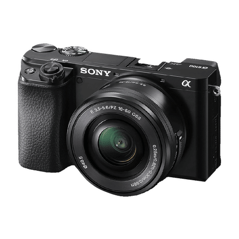 SONY Alpha 6100 24.2MP Mirrorless Camera (16-50 mm Lens, 23.5 x 15.6 mm Sensor, Tiltable LCD Screen)