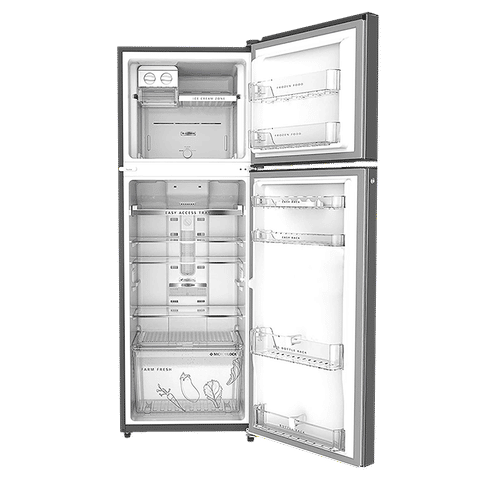 Whirlpool Intellifresh 360 Litres 3 Star Frost Free Double Door Convertible Refrigerator with AI Technology (IF INV CNV 375 COO, Cool Illusia)