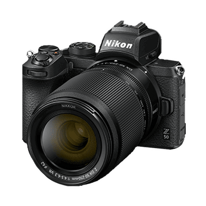 Nikon Z 50 20.9MP Mirrorless Camera (16-50 mm and 50-250 mm Lens, 23.5 x 15.7 mm Sensor, Auto ISO Sensitivity Control)