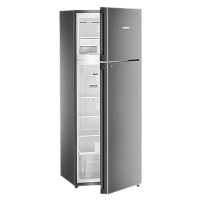 LIEBHERR 290 Litres 2 Star Frost Free Double Door Refrigerator with Forced Air Cooling (TCGS 2910 Comfort, Grey Steel)