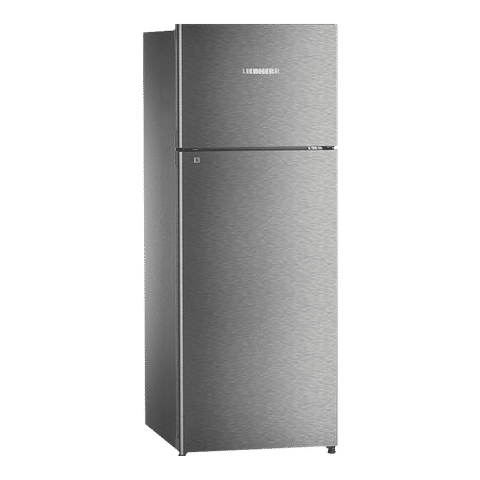 LIEBHERR 290 Litres 2 Star Frost Free Double Door Refrigerator with Forced Air Cooling (TCGS 2910 Comfort, Grey Steel)