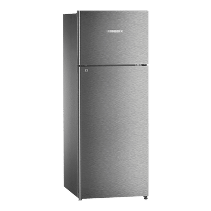 LIEBHERR 290 Litres 2 Star Frost Free Double Door Refrigerator with Forced Air Cooling (TCGS 2910 Comfort, Grey Steel)