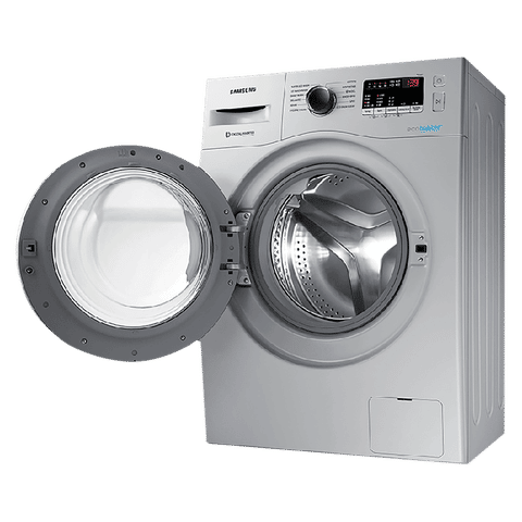 SAMSUNG 6.5 kg 5 Star Fully Automatic Front Load Washing Machine (12 Wash Programs, WW66R20GKSS/TL, Silver)