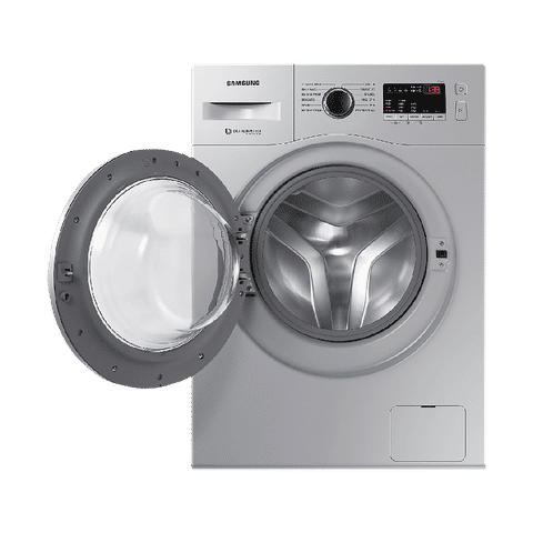 SAMSUNG 6.5 kg 5 Star Fully Automatic Front Load Washing Machine (12 Wash Programs, WW66R20GKSS/TL, Silver)