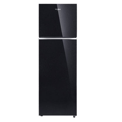 Whirlpool NeoFresh 292 Litres 2 Star Frost Free Double Door Refrigerator with 6th Sense DeepFreeze Technology (NEO 305GD PRM, Crystal Black)