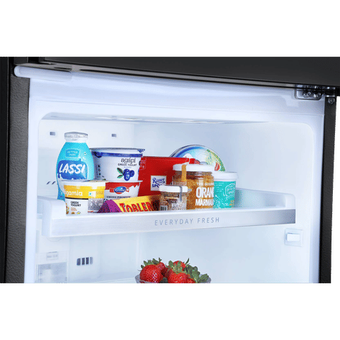 Whirlpool NeoFresh 292 Litres 2 Star Frost Free Double Door Refrigerator with 6th Sense DeepFreeze Technology (NEO 305GD PRM, Crystal Black)