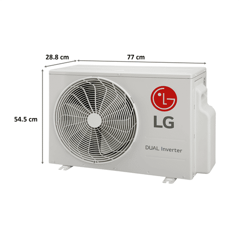 LG 5 in 1 Convertible 1.5 Ton 5 Star Dual Inverter Split Smart AC with Voice Assistant (2021 Model, Copper Condenser, MS-Q18SWZD)