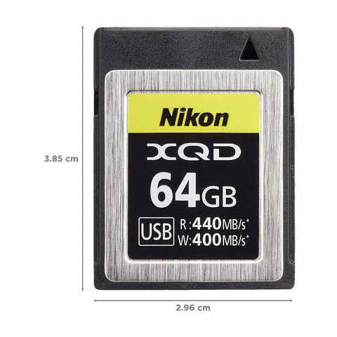 Nikon VWC00101 XQD 64GB Class 10 440MB/s Memory Card