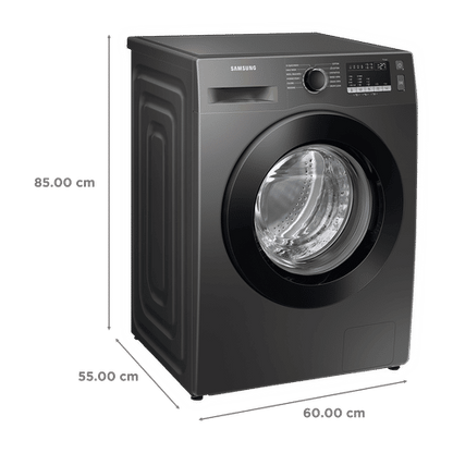 SAMSUNG 7 kg 5 Star Inverter Fully Automatic Front Load Washing Machine (WW70T4020CX/TL, Diamond Drum, Inox)