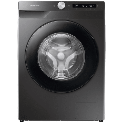 SAMSUNG 8 kg 5 Star Inverter Fully Automatic Front Load Washing Machine (WW80T504DAN/TL, AI Control Display, Inox)