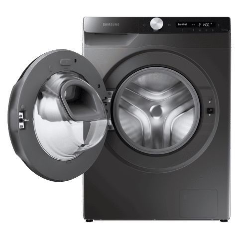 SAMSUNG 7 kg 5 Star Inverter Fully Automatic Front Load Washing Machine (WW70T552DAX/TL, AI Control Display, Inox)