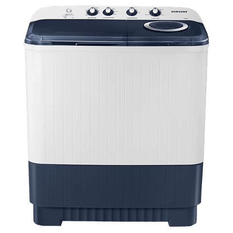 SAMSUNG 9.5 kg 5 Star Semi Automatic Washing Machine with Magic Filter (WT95A4200LL/TL, Light Grey/Royal Blue)