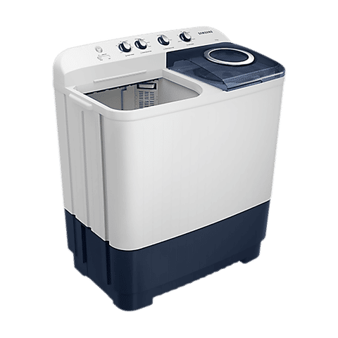 SAMSUNG 9.5 kg 5 Star Semi Automatic Washing Machine with Magic Filter (WT95A4200LL/TL, Light Grey/Royal Blue)