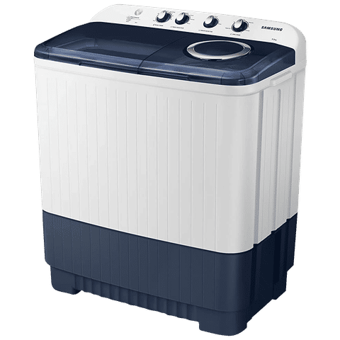 SAMSUNG 9.5 kg 5 Star Semi Automatic Washing Machine with Magic Filter (WT95A4200LL/TL, Light Grey/Royal Blue)