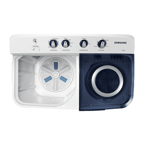 SAMSUNG 9.5 kg 5 Star Semi Automatic Washing Machine with Magic Filter (WT95A4200LL/TL, Light Grey/Royal Blue)