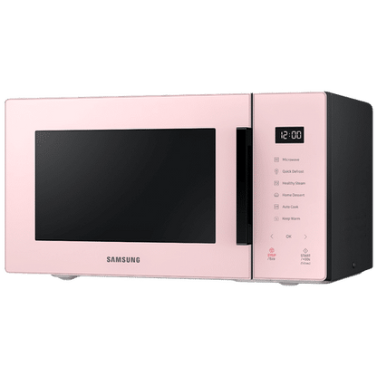 SAMSUNG Baker Series 23L Solo Microwave Oven with Auto Cook (Clean Pink)