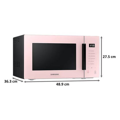 SAMSUNG Baker Series 23L Solo Microwave Oven with Auto Cook (Clean Pink)