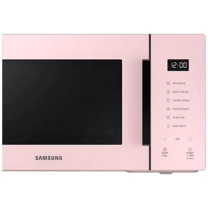 SAMSUNG Baker Series 23L Solo Microwave Oven with Auto Cook (Clean Pink)