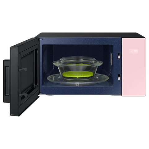 SAMSUNG Baker Series 23L Solo Microwave Oven with Auto Cook (Clean Pink)