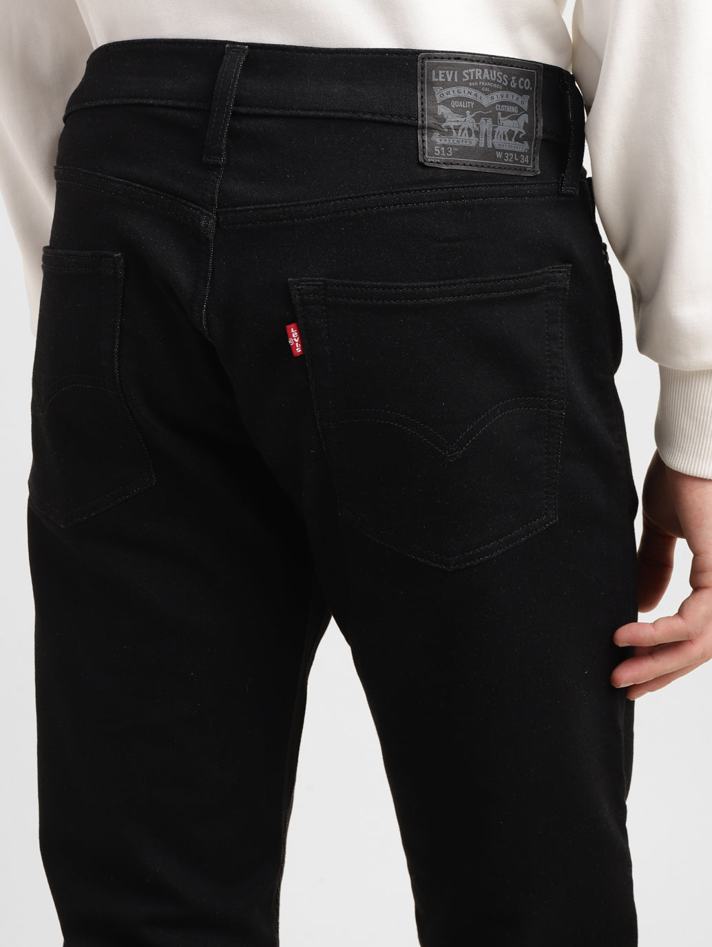 Men's 513 Black Slim Fit Jeans