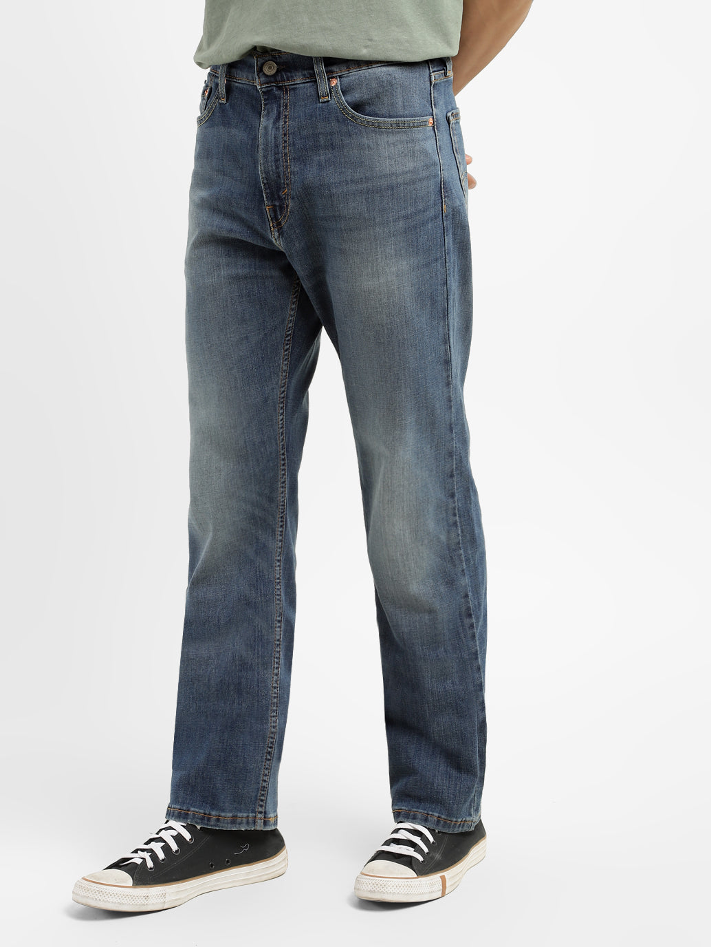 Men's 513 Blue Slim Straight Fit Jeans