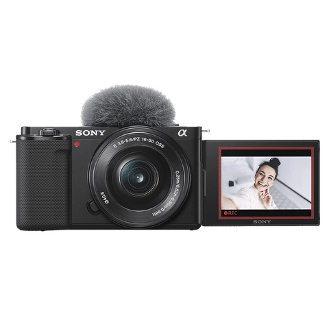 SONY Alpha ZV-E10L 24.2MP Mirrorless Camera (16-50 mm Lens, 23.5 x 15.6 mm Sensor, Vari-Angle Touch Screen LCD)