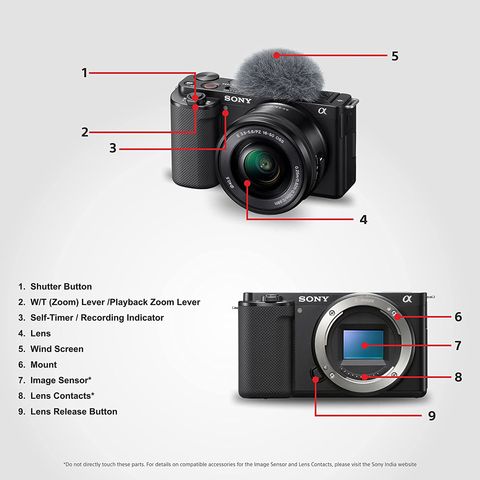 SONY Alpha ZV-E10L 24.2MP Mirrorless Camera (16-50 mm Lens, 23.5 x 15.6 mm Sensor, Vari-Angle Touch Screen LCD)