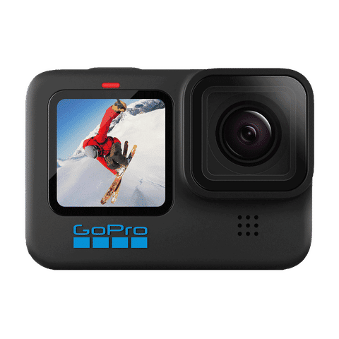 GoPro Hero10 5.3K and 23MP 60 FPS Waterproof Action Camera with Touch Screen (Black)