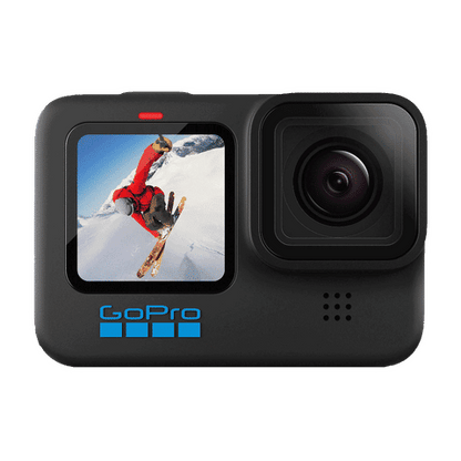 GoPro Hero10 5.3K and 23MP 60 FPS Waterproof Action Camera with Touch Screen (Black)