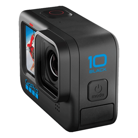 GoPro Hero10 5.3K and 23MP 60 FPS Waterproof Action Camera with Touch Screen (Black)