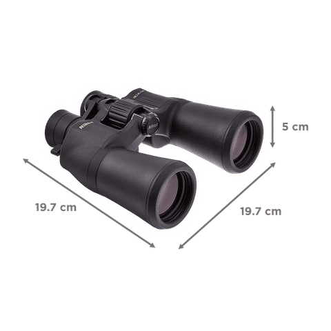 Nikon Aculon 22x 50mm Porro Prism Optical Binoculars (High Quality Image, BAA818SA, Black)