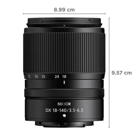 Nikon NIKKOR Z DX 18-140mm f/3.5 - 6.3 Standard Zoom Lens for Nikon Z Mount (STM Motor)