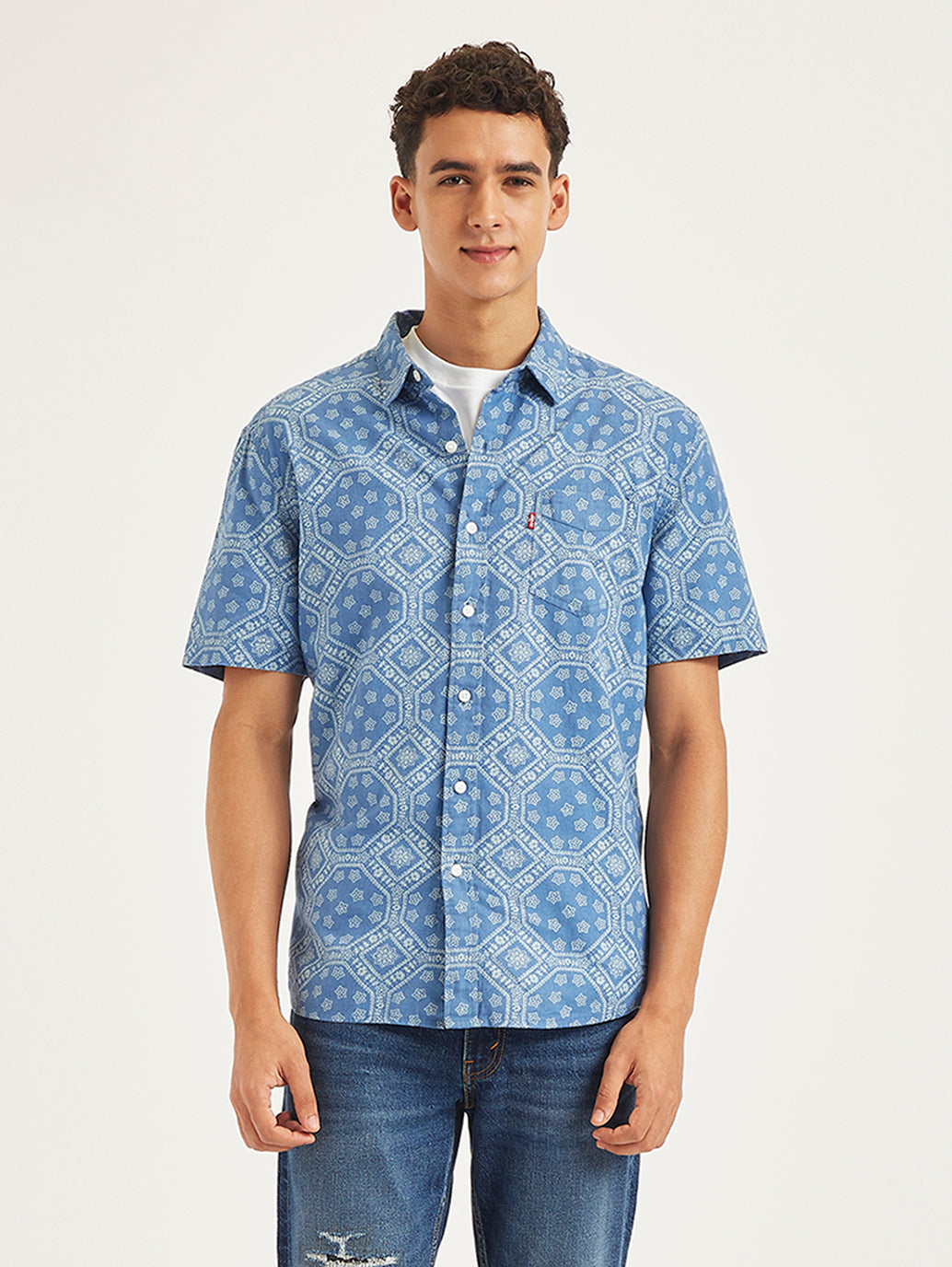 Men's All Over Print Regular Fit Shirt