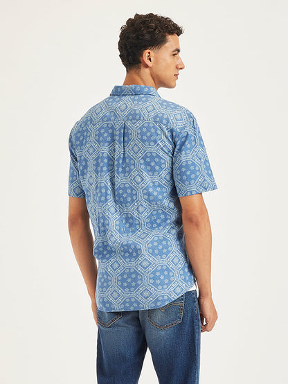 Men's All Over Print Regular Fit Shirt