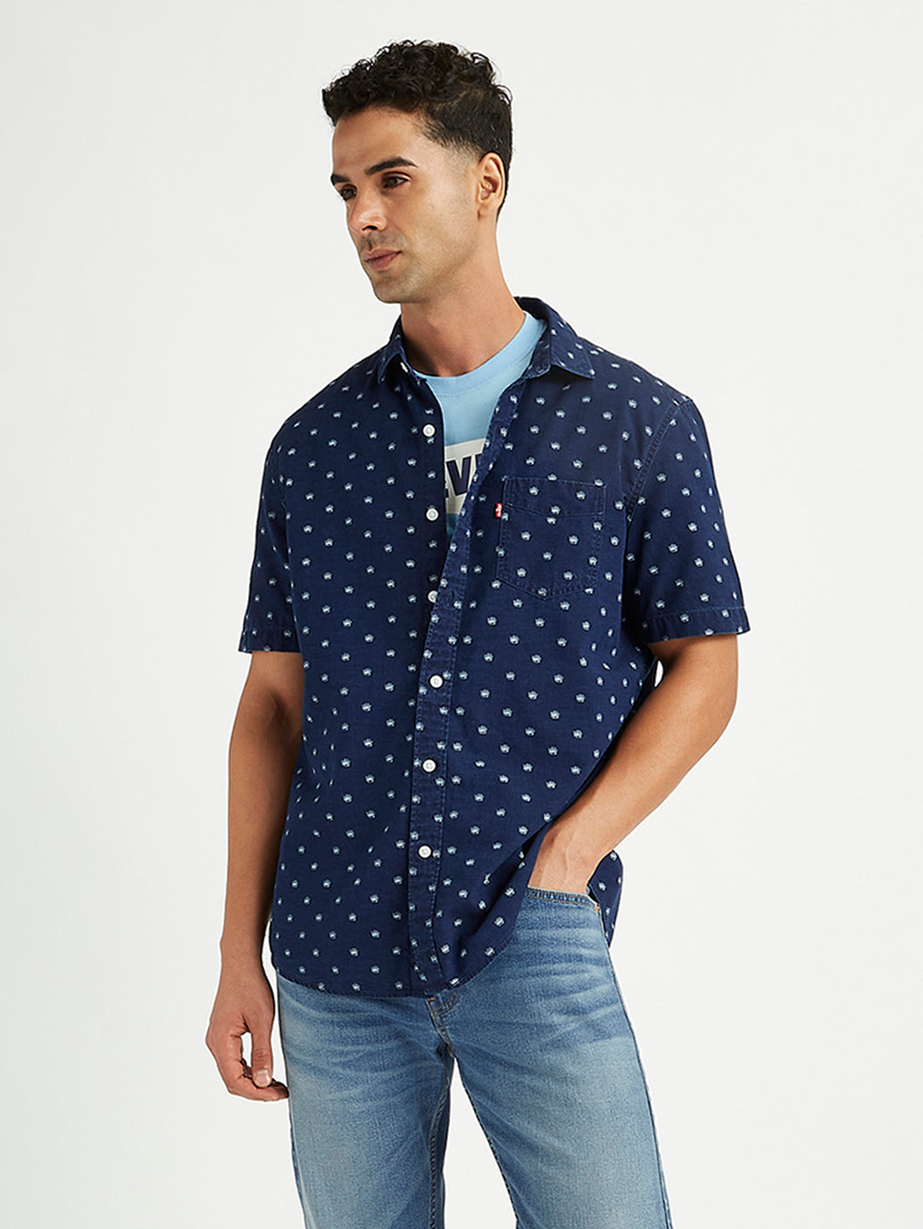 Men's All Over Print Regular Fit Shirt