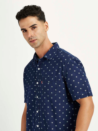 Men's All Over Print Regular Fit Shirt