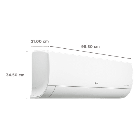 LG 6 in 1 Convertible 2 Ton 3 Star Dual Inverter Split AC with HD Filter (2021 Model, Copper Condenser, PS-Q24HNXE)