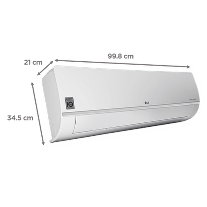 LG 6 in 1 Convertible 1.5 Ton 4 Star Dual Inverter Split Smart AC (2022 Model, Copper Condenser, PS-Q19SWYF)