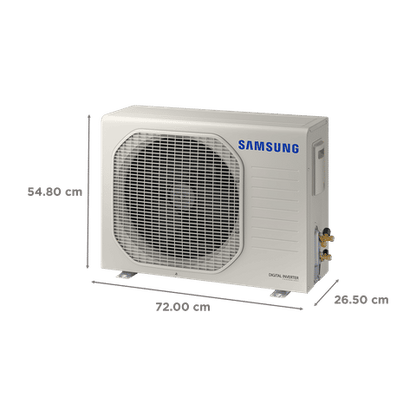 SAMSUNG Geo 5 in 1 Convertible 1.5 Ton 4 Star Inverter Split Smart AC with Tri Care Filter (Copper Condenser, AR18BY4ANWK)