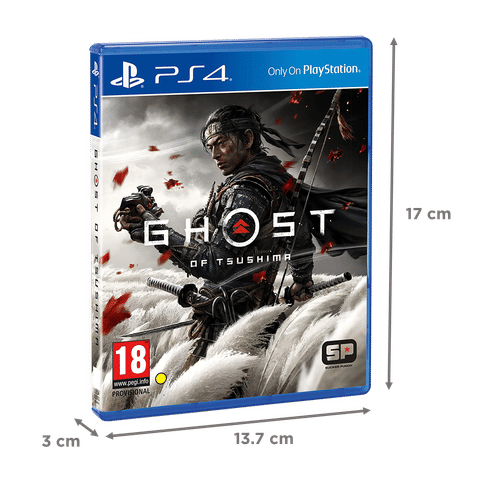 SONY Ghost of Tsushima For PS4 (Action-Adventure Games, Standard Edition, CUSA-13323/EXP)