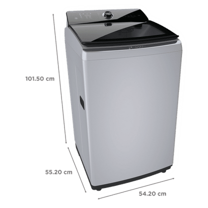 BOSCH 7 kg 5 Star Fully Automatic Top Load Washing Machine (Series 2, WOE703S0IN, ExpertCare Wash System, Silver)