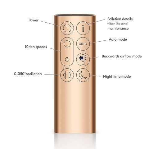 dyson TP09 Cool Formaldehyde Air Purifier (Easy Filter Care, 394530-01, White/ Gold)