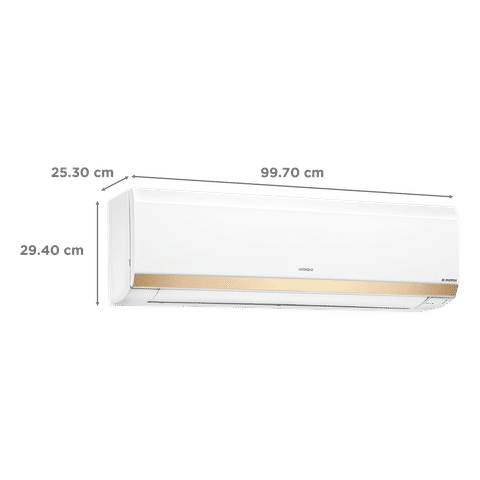 HITACHI Yugen 5100X 1.5 Ton 5 Star Inverter Split AC (Copper Condenser, Anti Bacterial Filter, RSOG518HEEA)