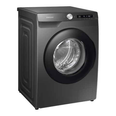 SAMSUNG 9 kg 5 Star Inverter Fully Automatic Front Load Washing Machine (WW90T504DAN1TL, AI Control Display, Inox)