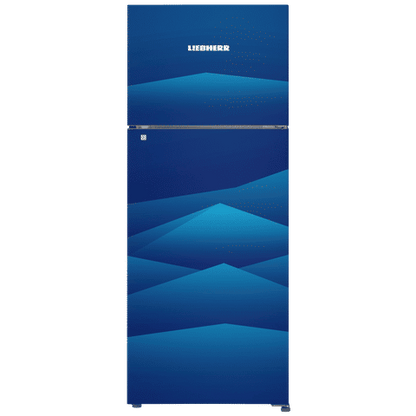 LIEBHERR 265 Litres 3 Star Frost Free Double Door Refrigerator with Forced Air Cooling (TCBL 2620, Blue Landscape)