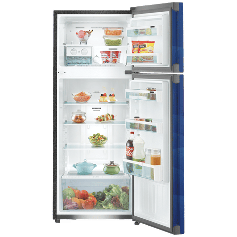 LIEBHERR 265 Litres 3 Star Frost Free Double Door Refrigerator with Forced Air Cooling (TCBL 2620, Blue Landscape)