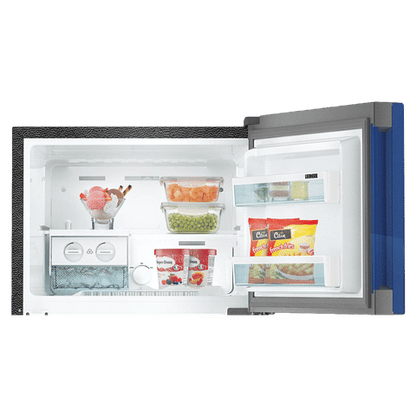 LIEBHERR 265 Litres 3 Star Frost Free Double Door Refrigerator with Forced Air Cooling (TCBL 2620, Blue Landscape)