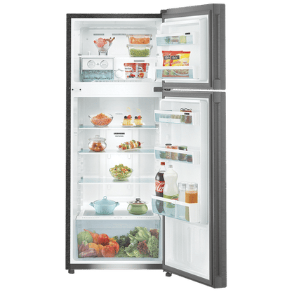 LIEBHERR 265 Litres 3 Star Frost Free Double Door Refrigerator with Forced Air Cooling (TCSL 2620 Comfort, Edelstahllook)